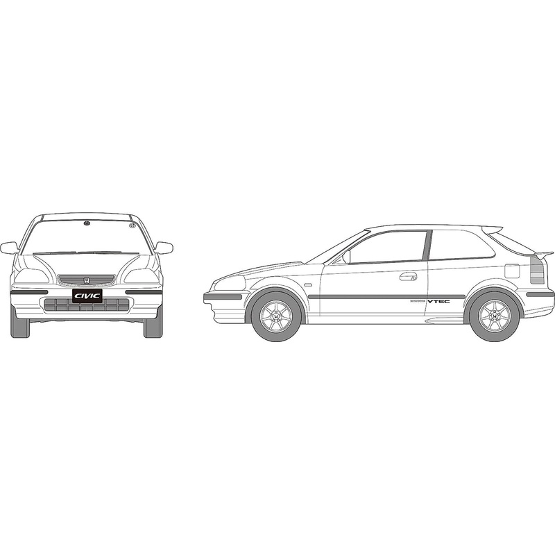 Fujimi Honda Miracle Civic SiR `96 EK4