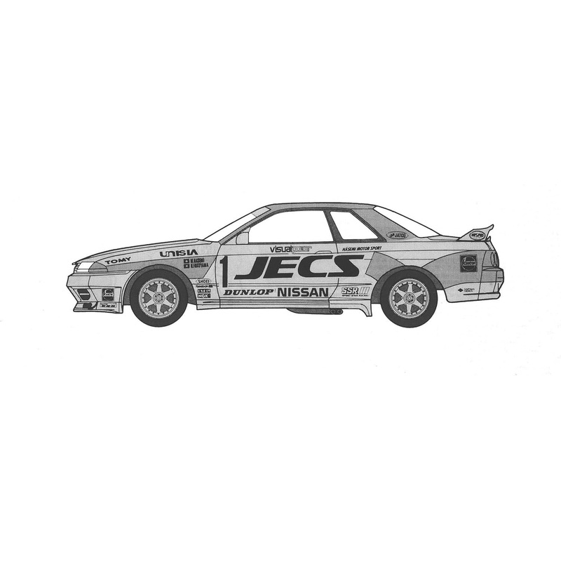Fujimi ID299 1/24 JECS Skyline (Skyline GT-R [BNR32 Gr.A Specification]) 1992