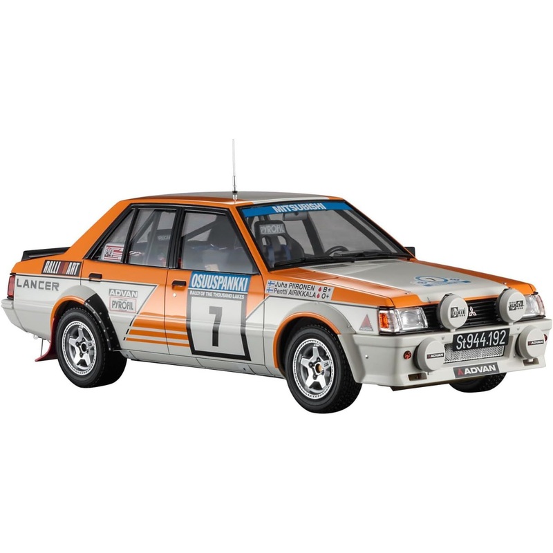 Hasegawa SP585 1/24 Mitsubishi Lancer EX 2000 Turbo 1982 1000 Lake Rally Detail Up Version
