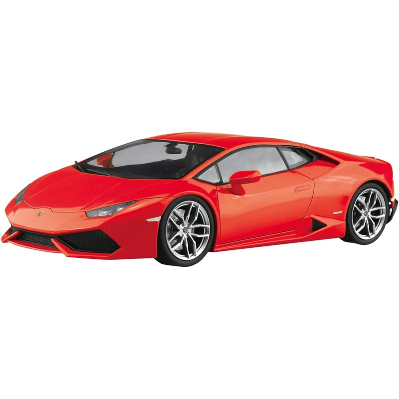 Aoshima 04-C 1/24 Pre-Painted Model Series 2014 Lamborghini Huracan Red
