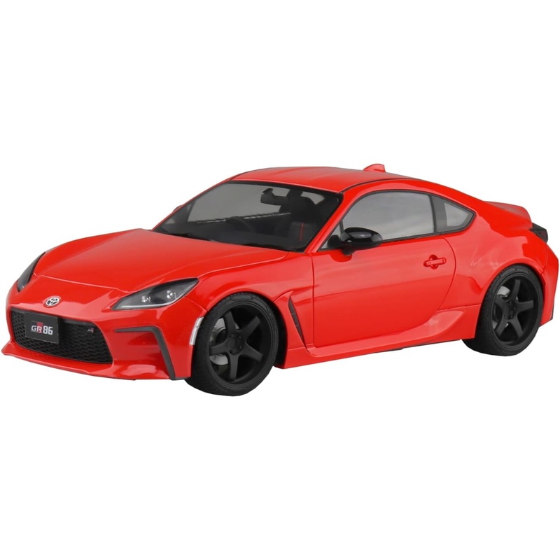 Aoshima 064214 1/24 Bunka Kyozai The Model Car Series SP13 Toyota ZN8 GR86 '21 Custom Wheels