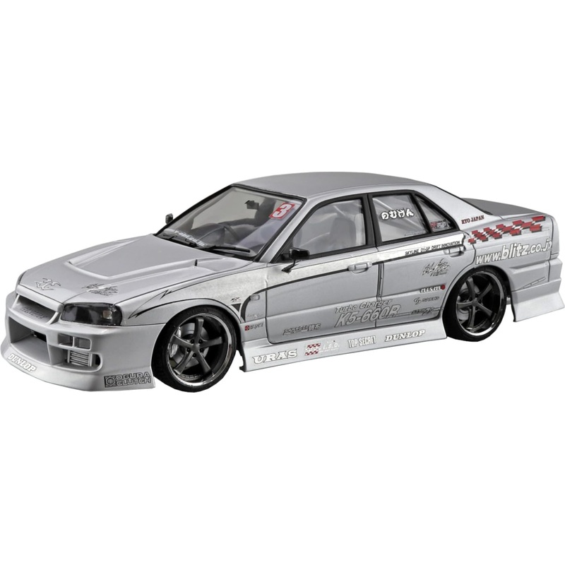 Aoshima 068779 1/24 The Tuned Car Series No.20 Nissan URAS 2002 D1Spec Replica ER34 Skyline '01