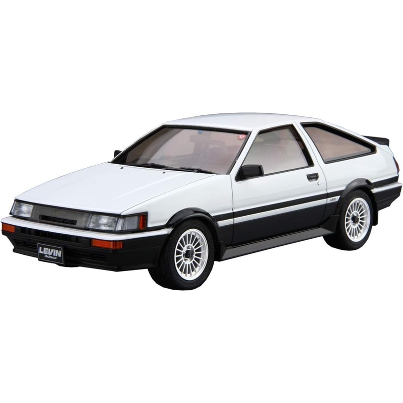 Aoshima 069318 1/24 Bunka Kyozai The Model Car Series No.17 Toyota AE86 Corolla Levin GT-APEX '85