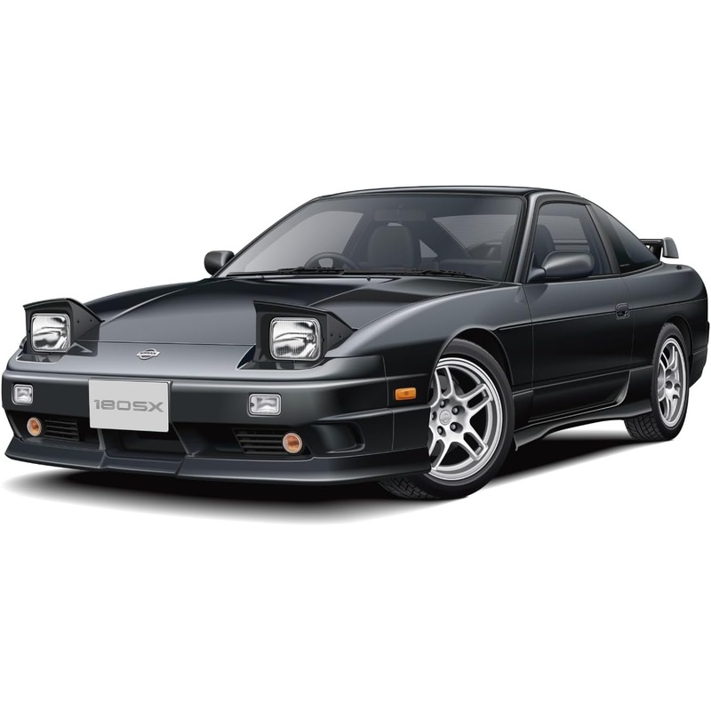 Aoshima 1/24 The Model Car Series SP14 Nissan RPS13 180SX TYPE X '96 Custom Wheel