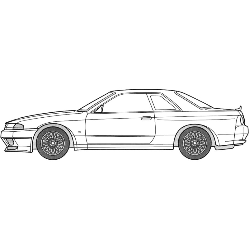 Fujimi 1/24 Wangan Midnight Series No.3 Nissan Skyline GT-R (R32) Reina