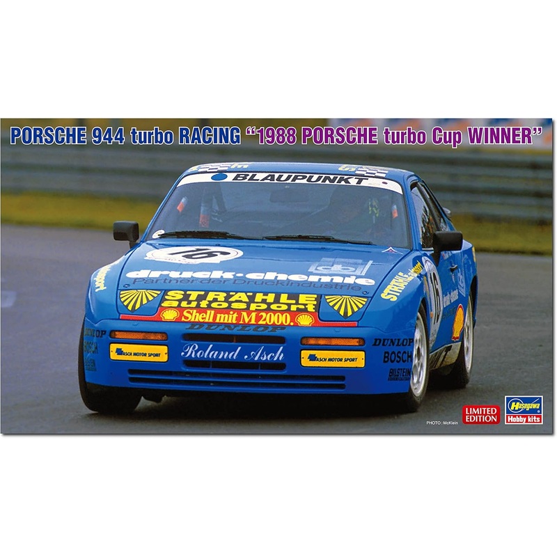 Hasegawa 20637 1/24 Porsche 944 Turbo Racing 1988 Porsche Turbo Cup Winner