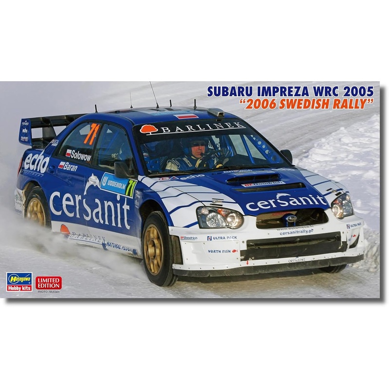 Hasegawa 20707 1/24 Subaru Impreza WRC 2005 "2006 Swedish Rally"