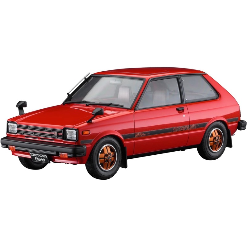 Hasegawa HC063 1/24 Historic Car Series Toyota Starlet KP61 S (3 Doors) Mid-model (1980)