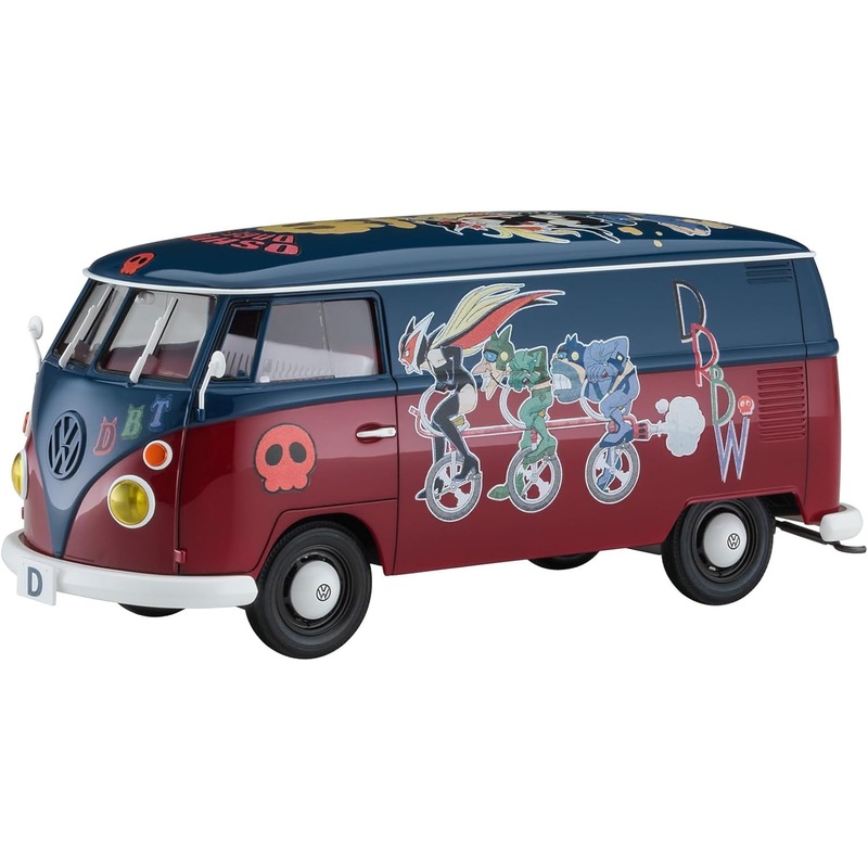 Hasegawa SP597 1/24 Time Bokan Series Yatterman Volkswagen Type 2 Delivery Van Drombo Pirates