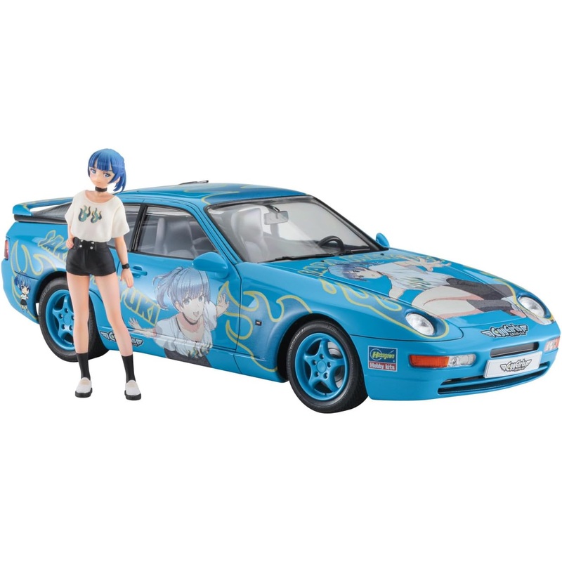Hasegawa SP615 1/24 Porsche 968 Egg Girls Sara Maiyuki w/Figure