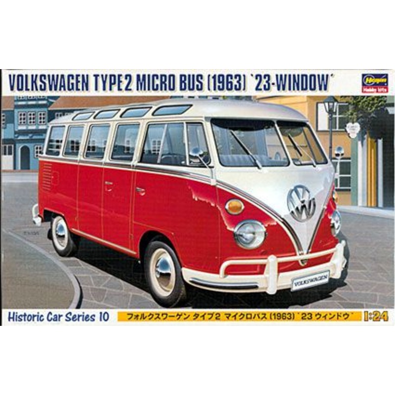 Hasegawa VOLKSWAGEN TYPE 2 MICRO BUS (1963) ""23-WINDOW""