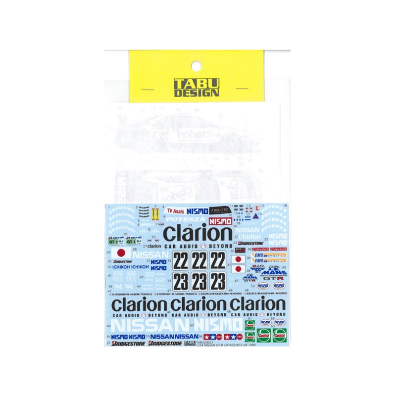 Tabu Design 24021 1/24 NISMO GT-R '96 #22