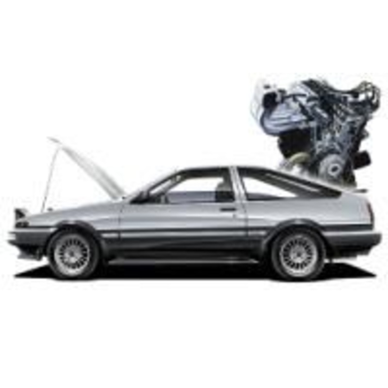 Aoshima AE86 SPRINTER TRUENO GT-APEX LATE Ver. WITH ENGINE