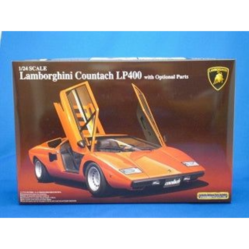 Aoshima Lamborghini Countach LP400 (w/Option Parts)