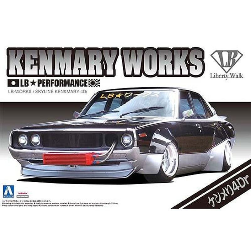 Aoshima LW03 LB WORKS KENMARY 4Dr