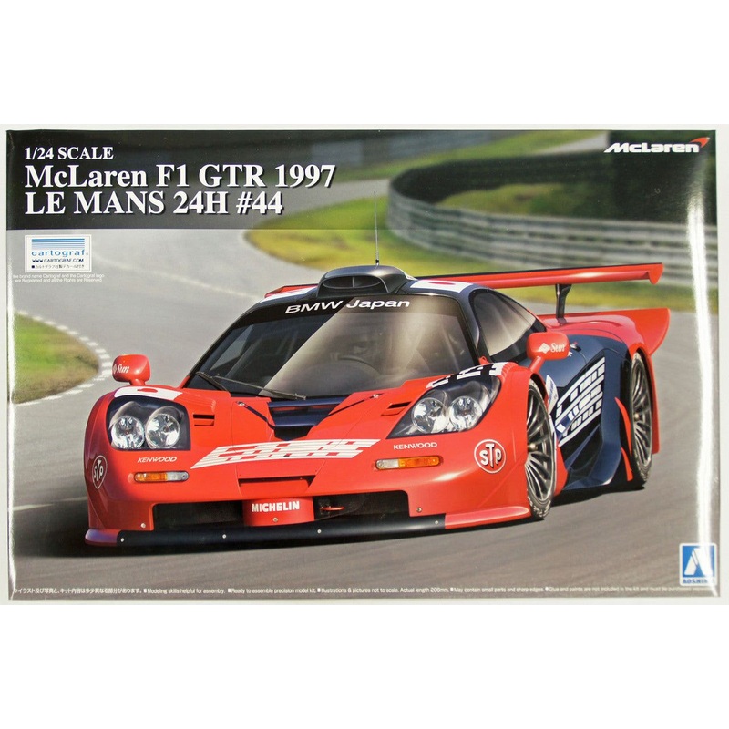 Aoshima McLaren F1 GTR 1997 LeMans #44 24hours 1/24 scale