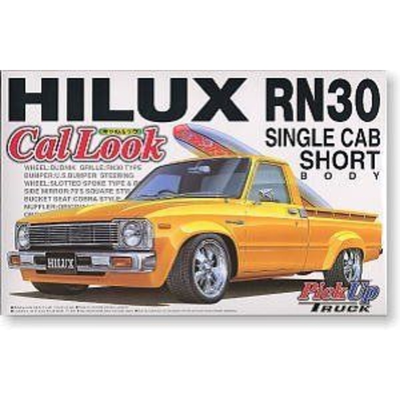 Aoshima PU01 1/24 Hilux RN30 Cal Look