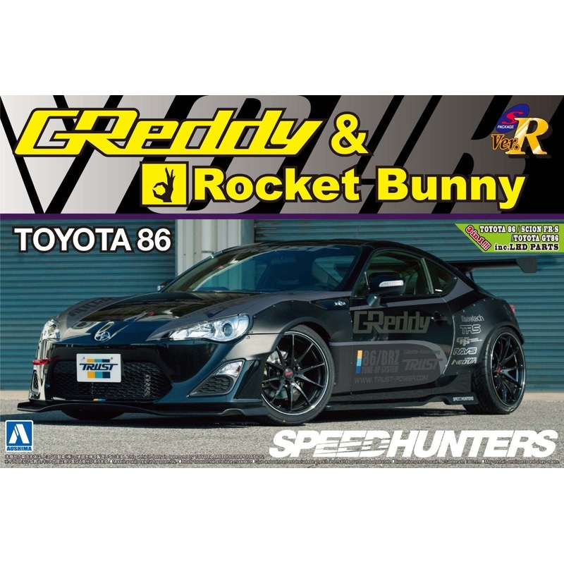 Aoshima SVR56 TOYOTA 86 12 GREDDY & ROCKET BUNNY VOLK RACING
