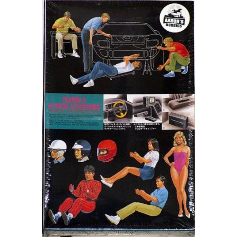 Fujimi 1/24 Figures & Interior Accessory Parts Set