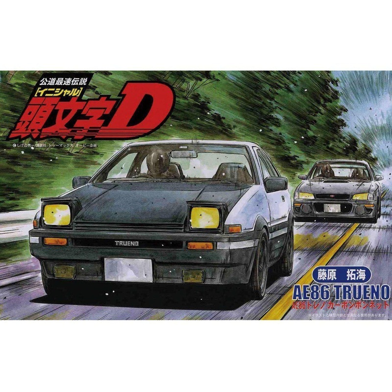 Fujimi Initial D AE86 Trueno Carbon Bonnet