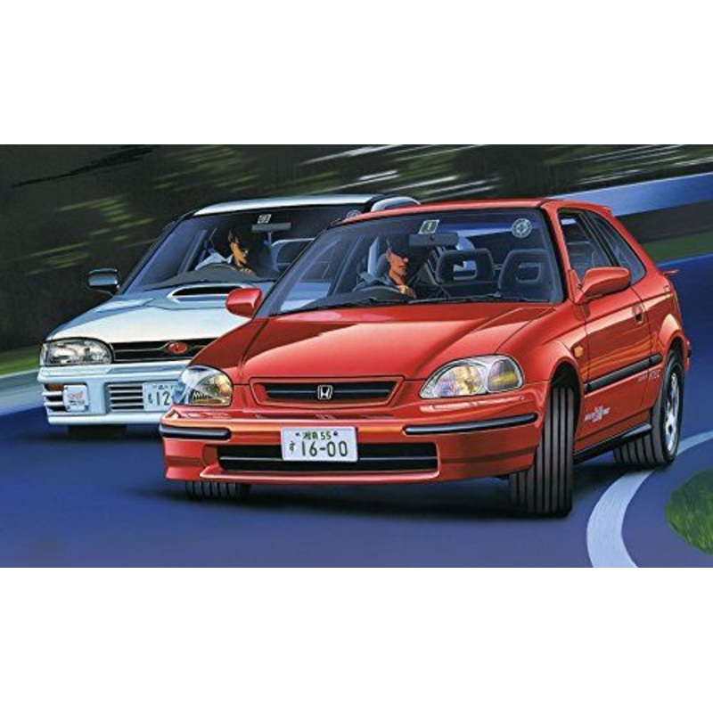 Fujimi Miracle Civic SIRII w/Window Frame Masking