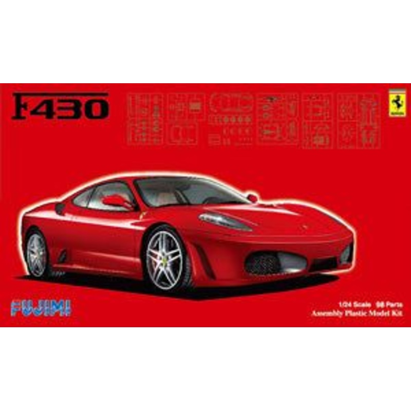 Fujimi RS109 Ferrari F430 w/Window Frame Masking Seal 1/24