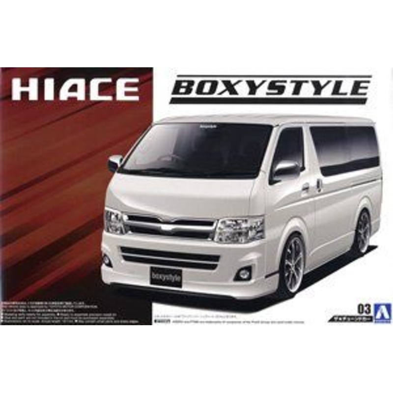 Aoshima 1/24 Boxystyle TRH200V Hiace Super GL `10