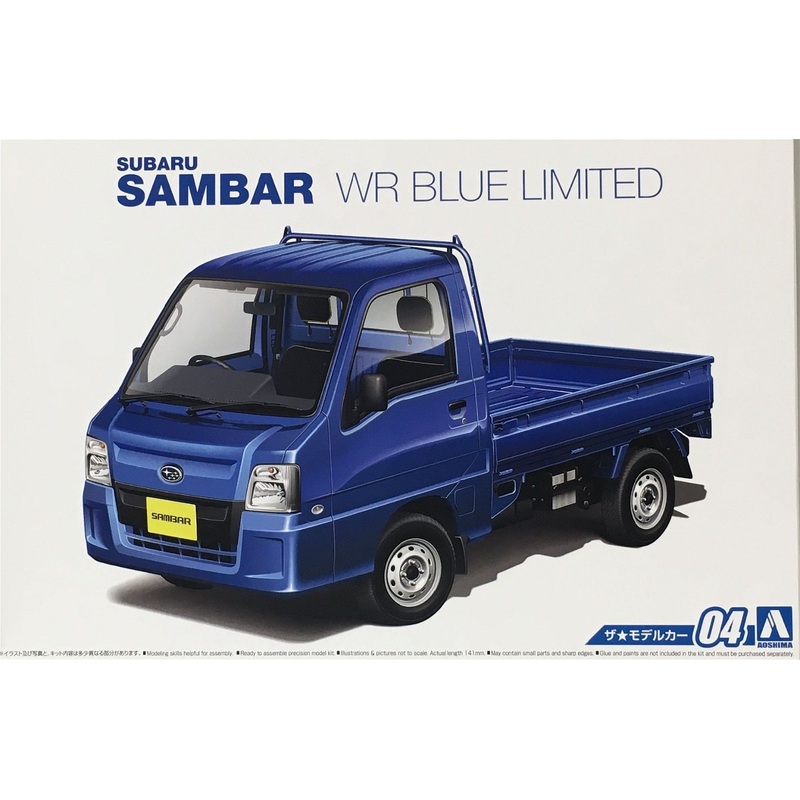 Aoshima 1/24 Subaru TT1 Samber Truck WR Blue Limited `11