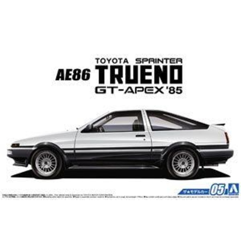 Aoshima 1/24 Toyota AE86 Sprinter Trueno GT-APEX `85