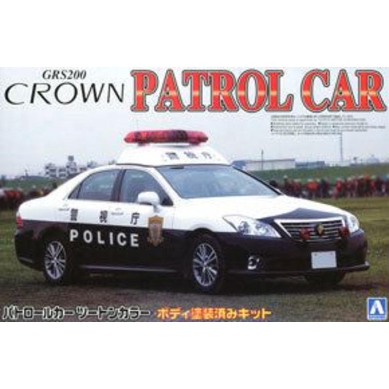 Aoshima 200 Crown Patrol Car Metropolitan Police Department 1/24