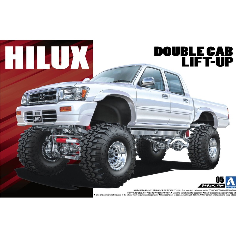 Aoshima LN107 Hilux Pick-up Double Cab Lift-Up 94