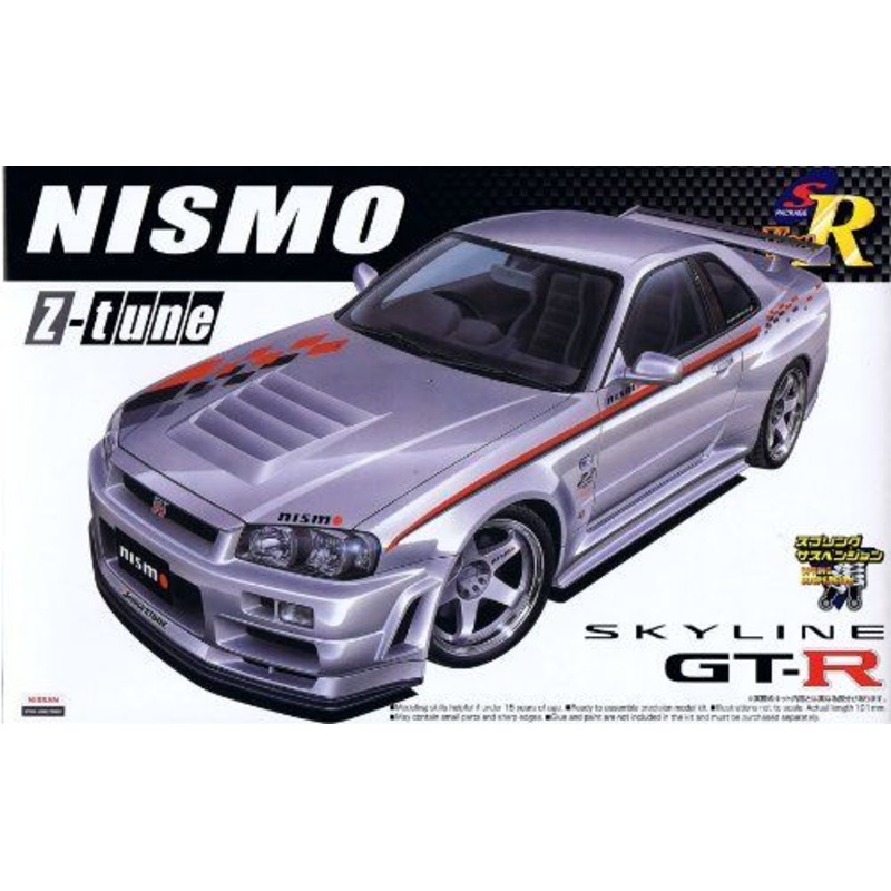 Aoshima Nismo R34 Skyline GT-R Z-TUNE 1/24