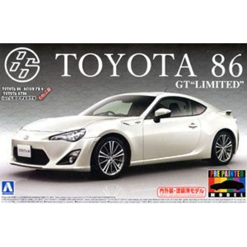 Aoshima TOYOTA 86`12 Satin White Pearl 1/24