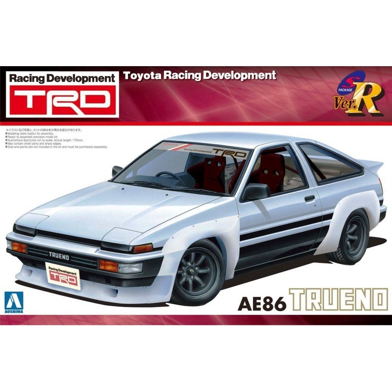 Aoshima TRD Toyota AE86 Trueno N2 1/24