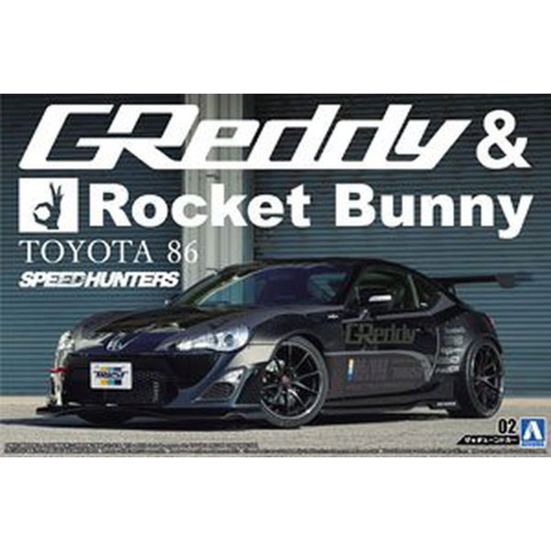 Aoshima ZN6 Toyota 86 `12 Greddy & Rocket Bunny Volk Racing Ver. 1/24