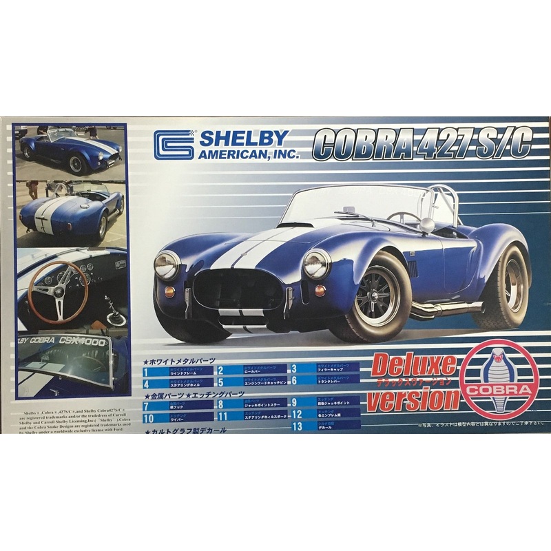 Fujimi 1/ 24 Shelby American Cobra 427 S/C Deluxe Version
