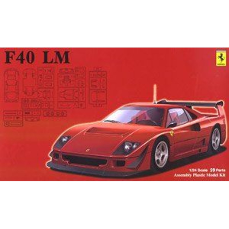 Fujimi Ferrari F40 LM w/Window Frame Masking Seal