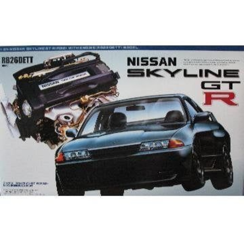 Fujimi Nissan Skyline GT-R (R32) 1982 with Engine