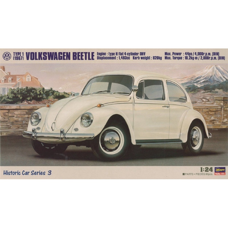 Hasegawa HC3 Volkswagen Beetle Type1 1967 1/24
