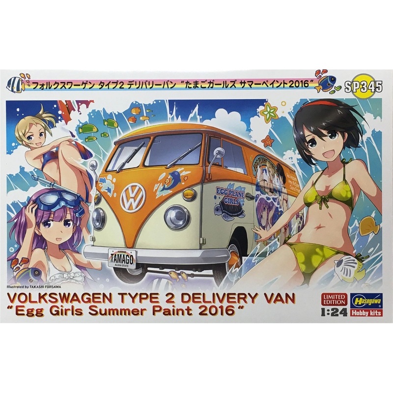 Hasegawa SP345 Volkswagen Type2 Delivery Van Egg Girls Summer Paint 2016