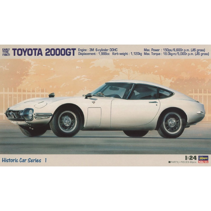 Hasegawa Toyota 2000GT Early Production 1/24th