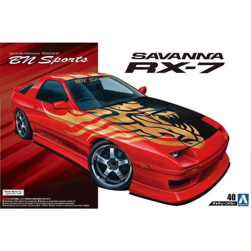 Aoshima 1/24 BN Sports FC3S RX-7 `89 Mazda