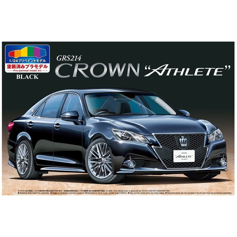 Aoshima 1/24 GRS214 Crown Athlete G 12 Black