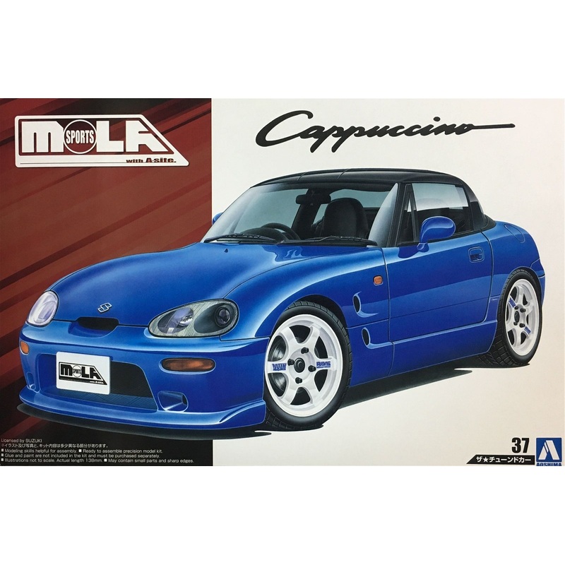 Aoshima 1/24 Moka Sports EA11R Cappuccino `91 Suzuki