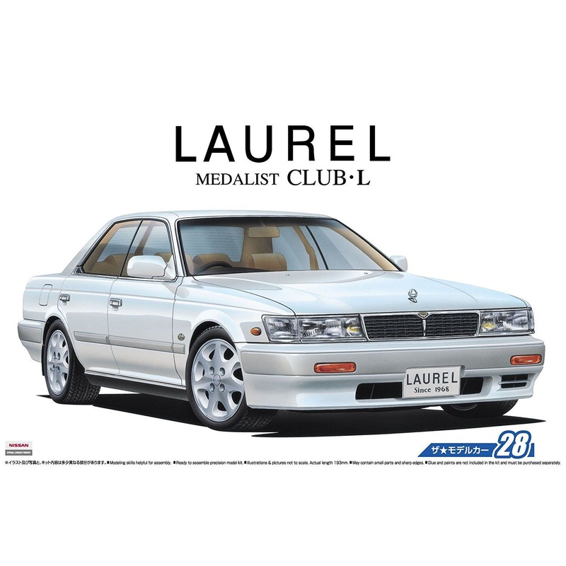 Aoshima 1/24 Nissan HC33 Laurel Medalist CLUB S `91