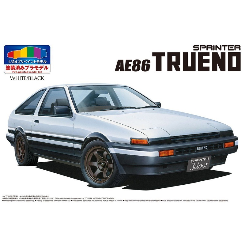 Aoshima 1/24 Toyota AE86 Trueno `83