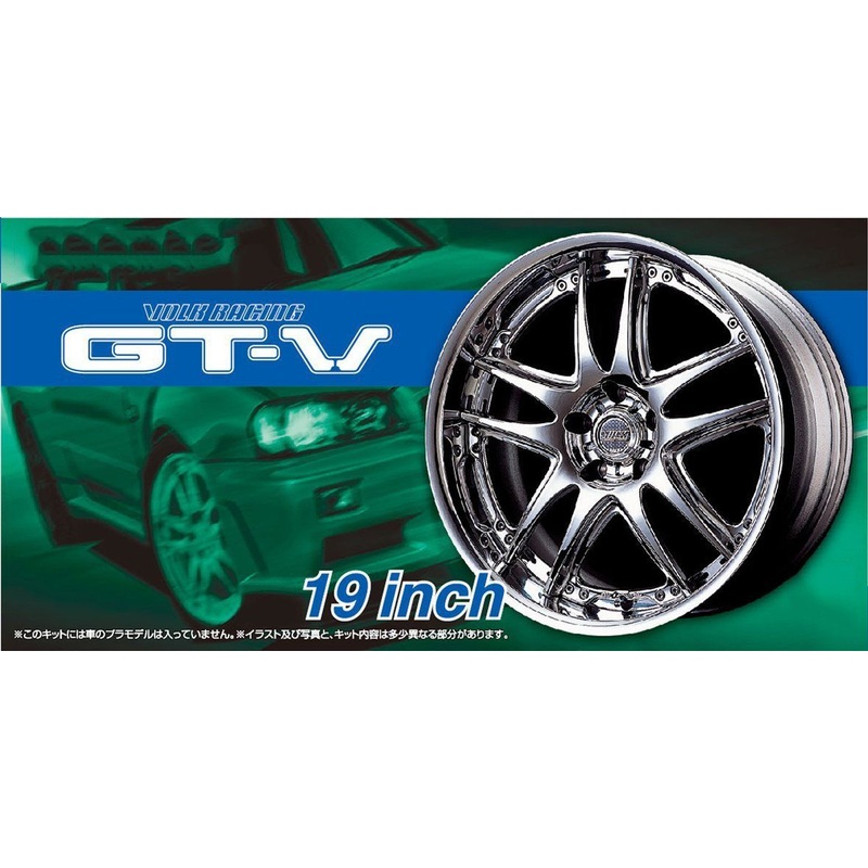 Aoshima 1/24 Volk Racing GT-V 19 Inch