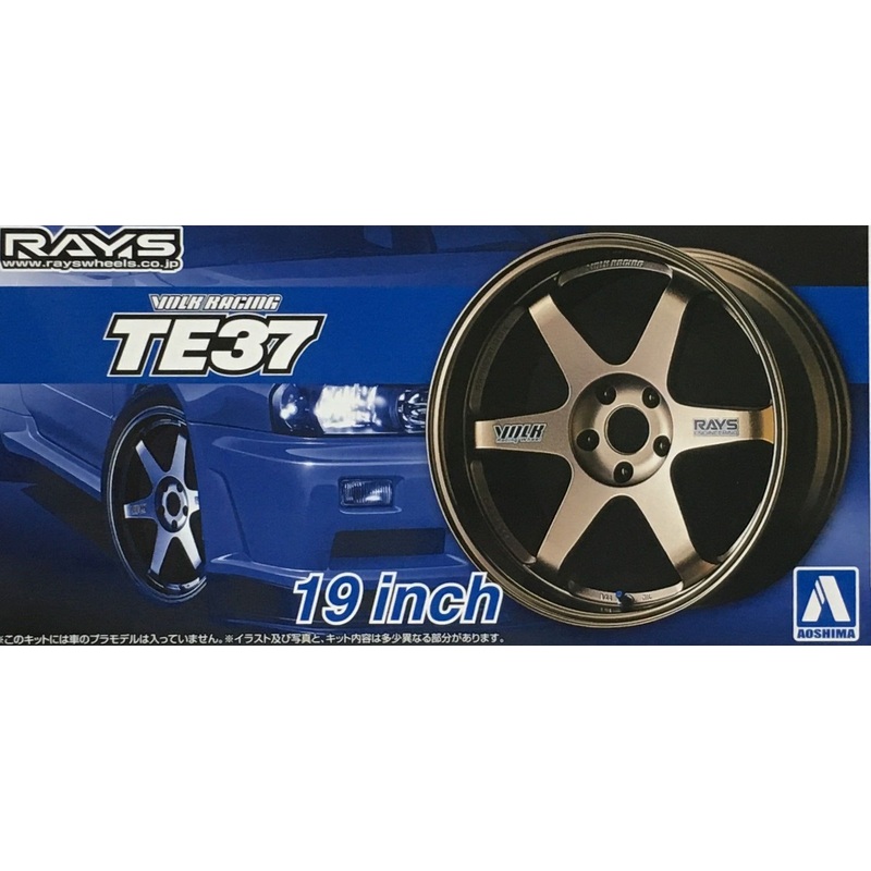 Aoshima 1/24 Volk Racing TE37 19 Inch