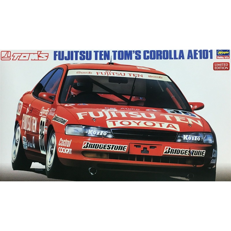 Hasegawa 1/24 Fujitsu Ten Tom`s Corolla AE101
