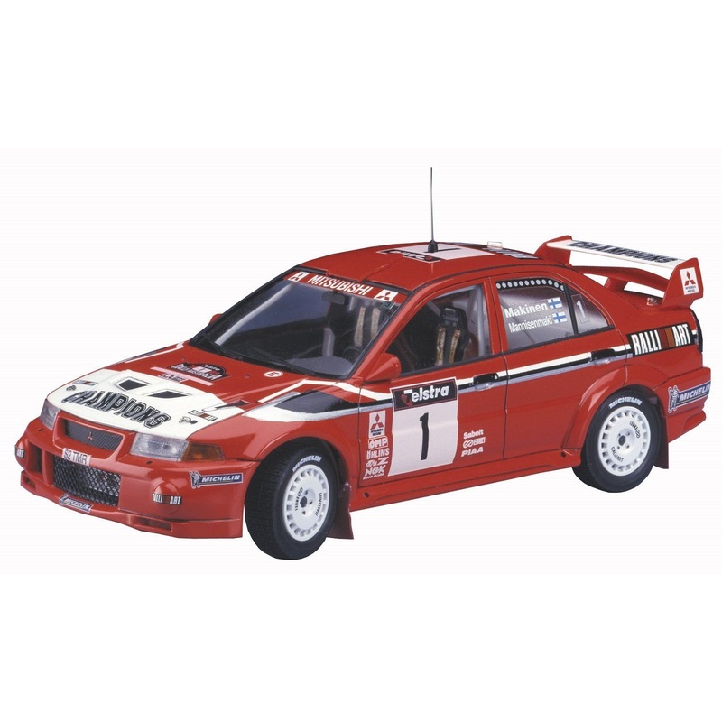 Hasegawa 1/24 Mitsubishi Lancer Evolution VI 1999 WRC Drivers Champion